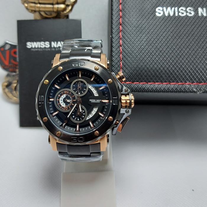 jam tangan pria Swiss navy SN 8932 original