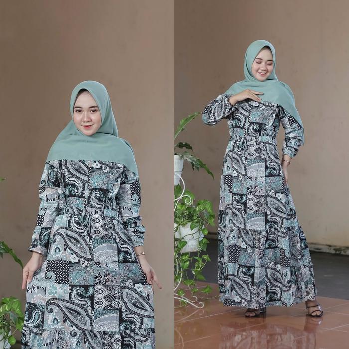 HOMEDRESS MAXY DREES LONGDRESS Busui GAMIS BATIK Modern
