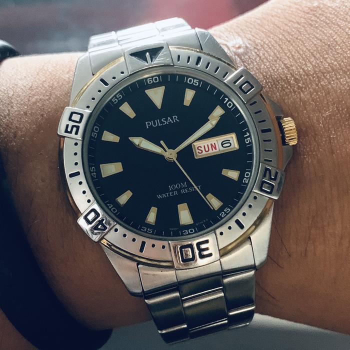 Jam tangan original pulsar by seiko quartz mens
