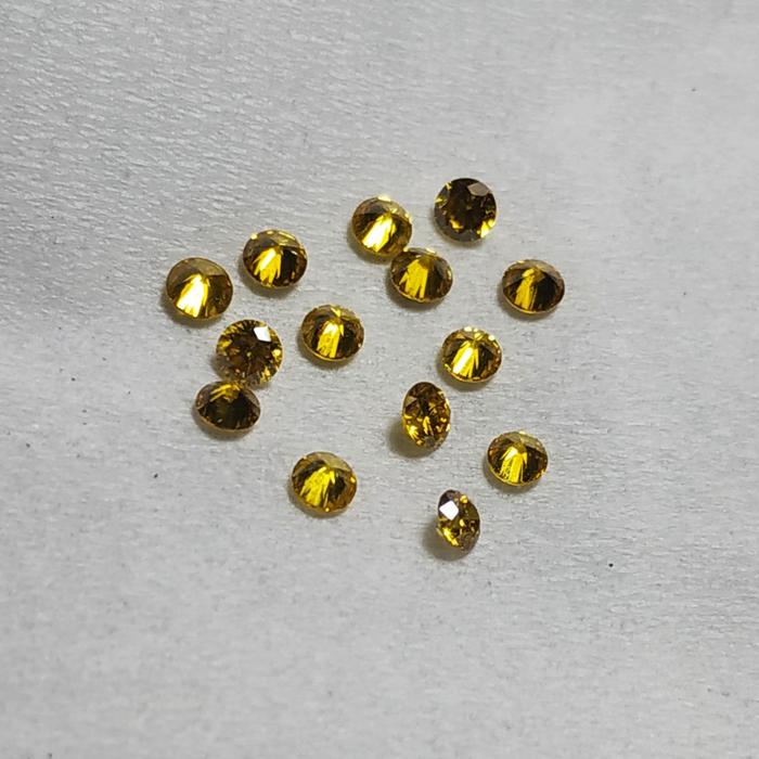 Batu Natural Berlian Kuning Eropa -Natural Fancy Yellow Diamond
