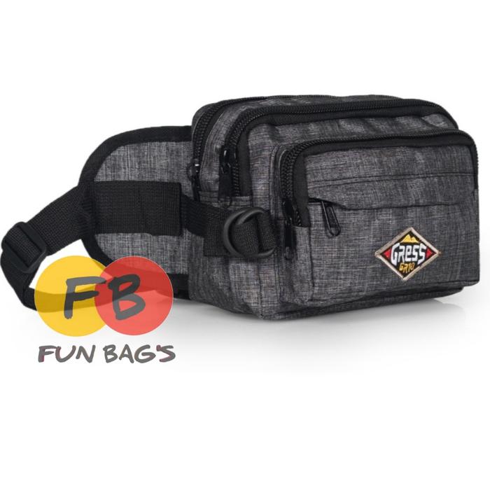 Tas Waistbag GRESS - Tas Waistbag Slingbag - Tas Selempang Gress New