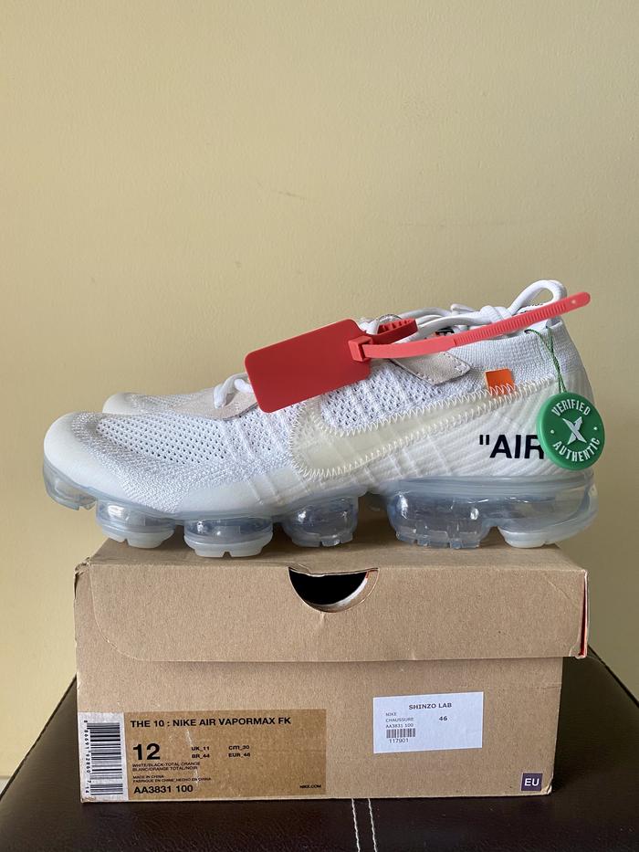 Nike Vapormax Off White - BARU ORIGINAL LENGKAP