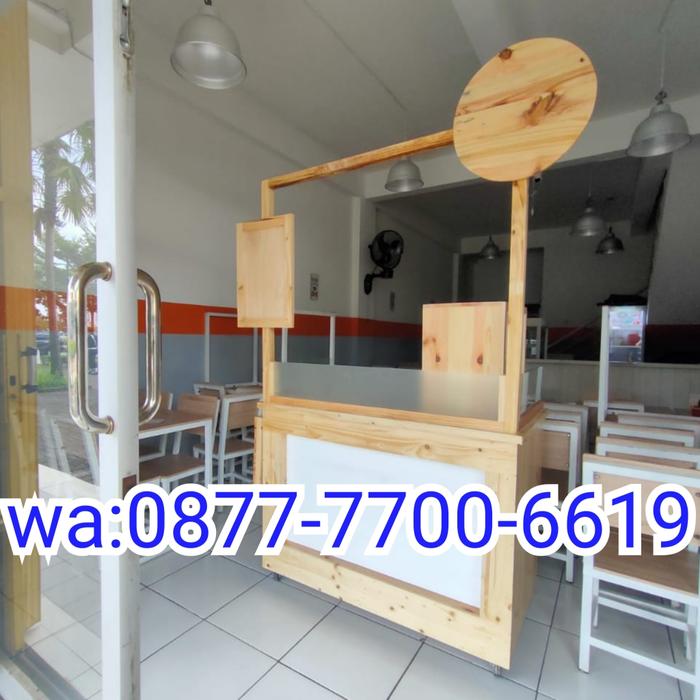 booth minuman / gerobak minuman / booth kayu / gerobak kayu