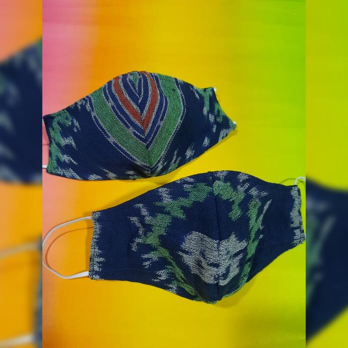 masker tenun ikat