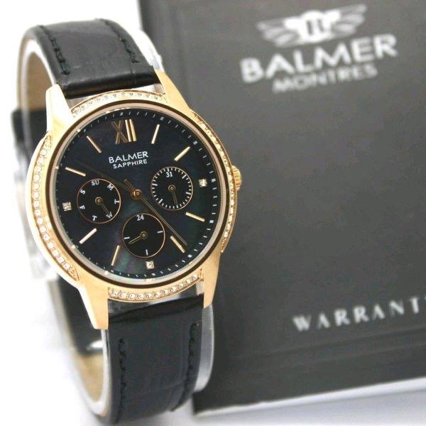 Jam Tangan Wanita BALMER 8116 B8116 Kaca Sapphire Anti Gores ORIGINAL Watches Kulit