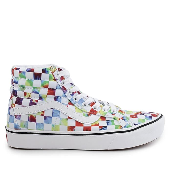 Vans Sk8-hi Comfycush "Tie Dye Checkerboard" (BNIBWT) Original