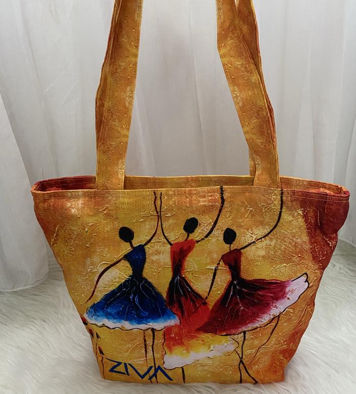 Ziva Printed Tote Bag (Balerina)