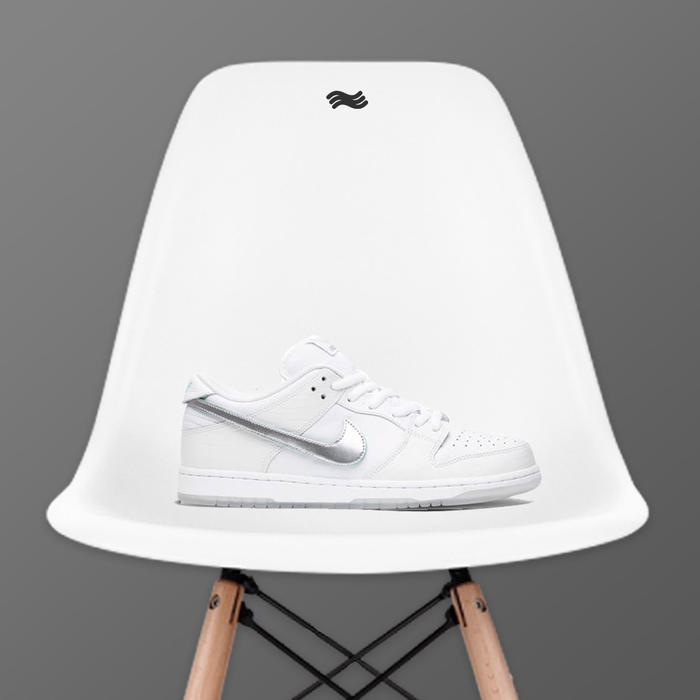 Nike Dunk Low Pro SB x Diamond Supply White