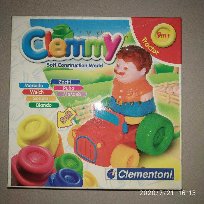 Preloved Clementoni Clemmy Tractor Toy 9 Months