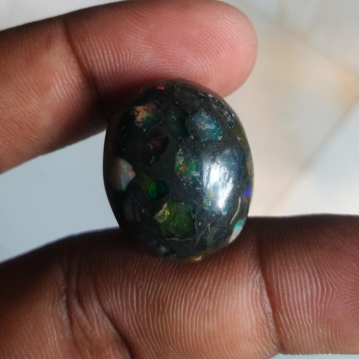 Batu Kalimaya Black opal composite kalimaya black opal composite