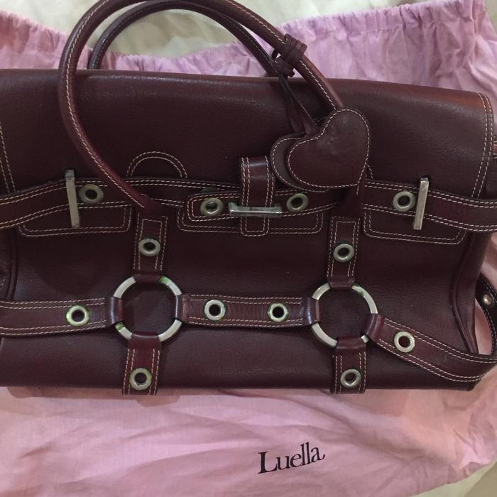 Tas LUELLA warna Maroon Original Italy