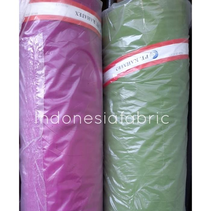 Kain Bahan Daster Rayon Polos Kahatex meteran