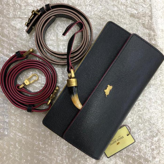 tas braun buffel original ophelia sling hitam