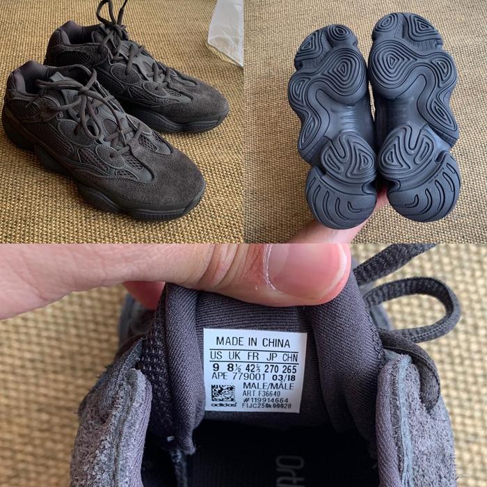 Adidas Yeezy 500 Utility Black Size 9