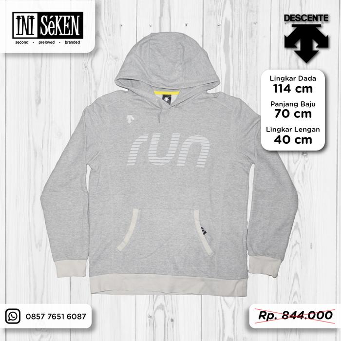 PROMO CASHBACK! Sweater Hoodie DESCENTE Original size L