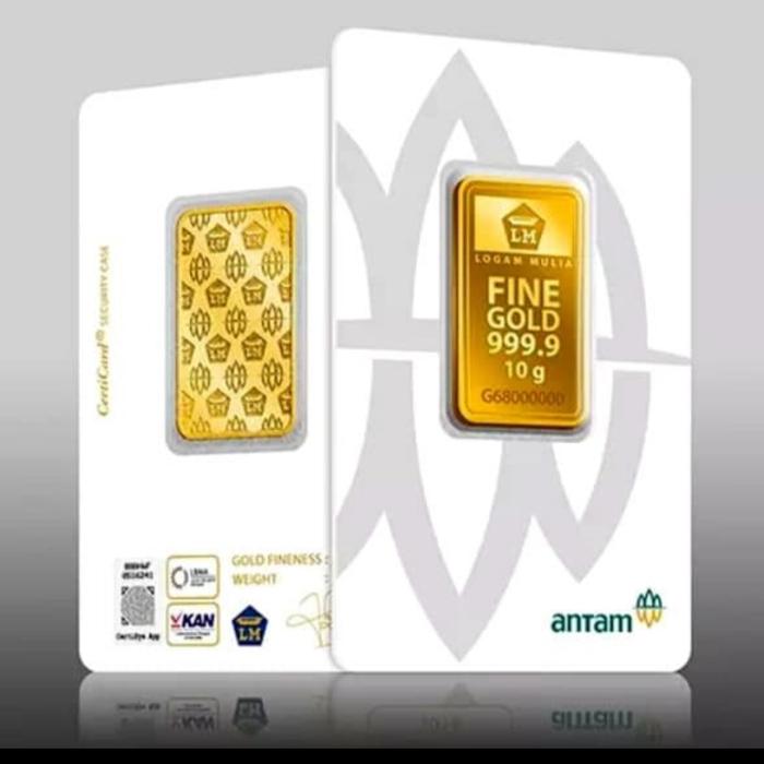 Emas Batangan Antam 10 Gr