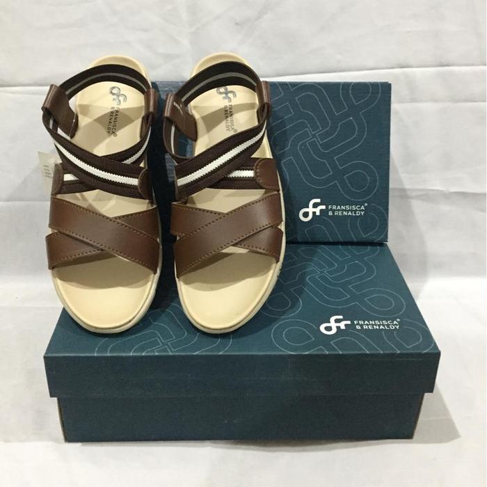 Sandal tali wanita FRANSISKA&RENALDY L.CHALMERS 02 COKLAT