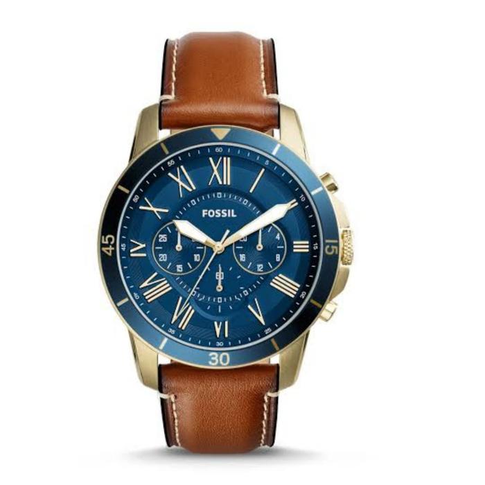 Jam Tangan Pria Original FS 5268 Strap Leather