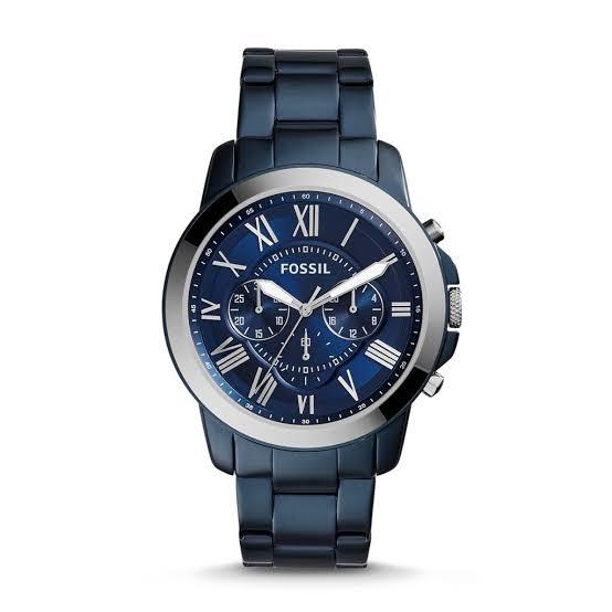 Jam Tangan Pria Original Fs 5230 All Stainless Blue Fullset