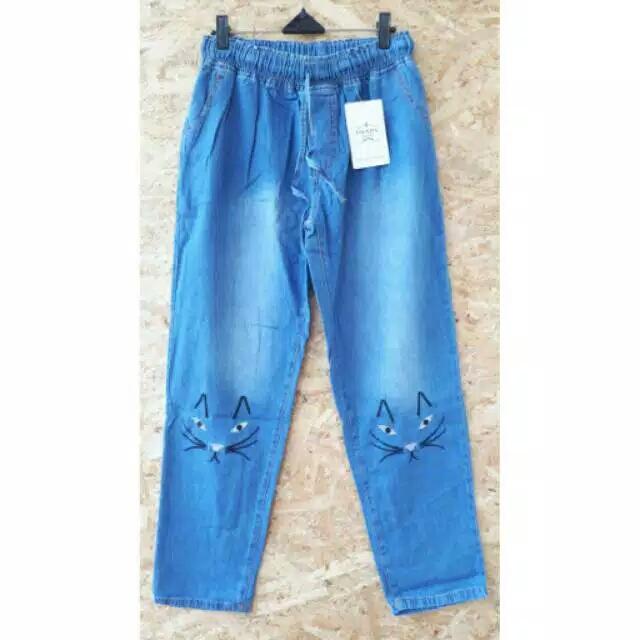 Meong Pants / Persia Pants / Baggy Kucing / Boyfriend Kucing /