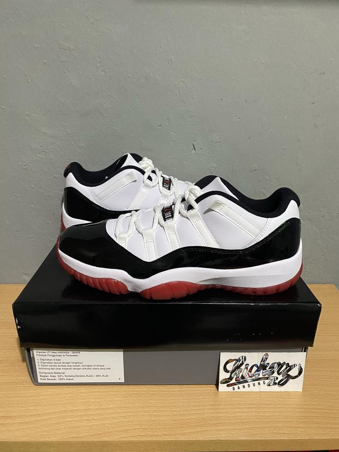 Nike Air Jordan 11 Retro Low Bred Concord ORIGINAL
