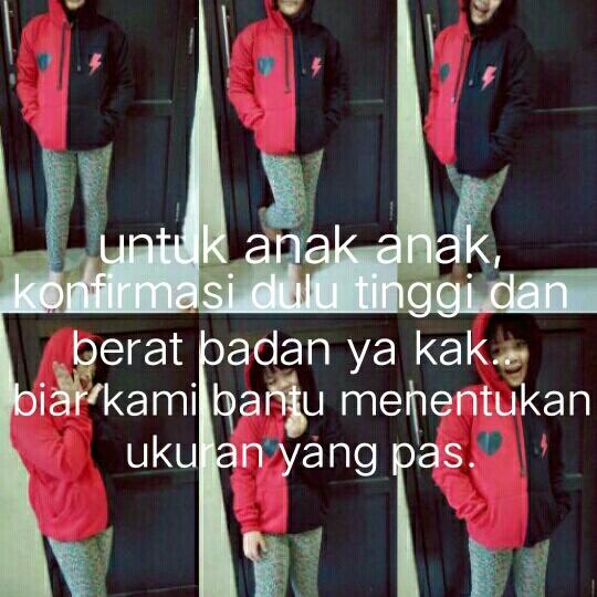 jaket hoodie fateh gen halilintar anak