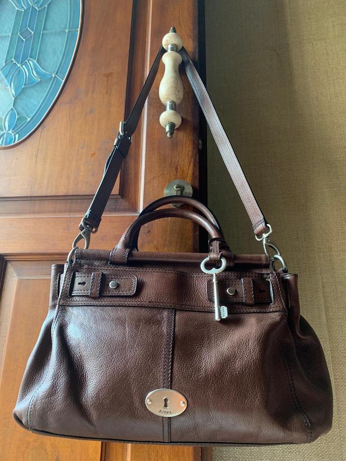 Fossil Maddox Bar satchel Espresso