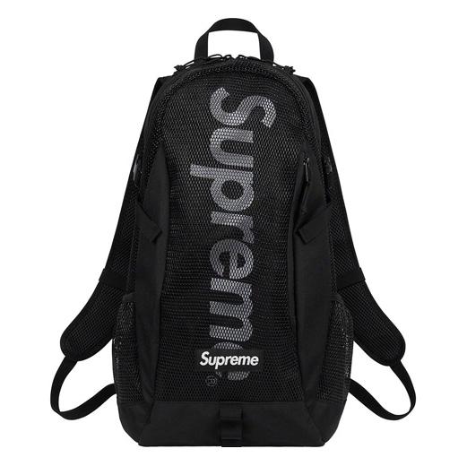 SUPREME BACKPACK SS20 BLACK ORIGINAL 100% TAS SUPREME