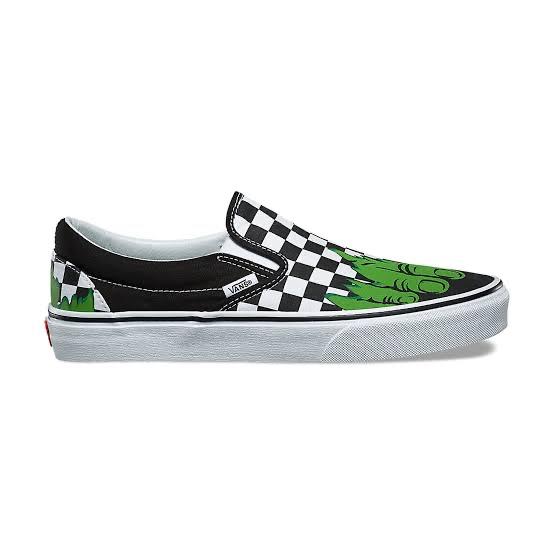 VANS x Marvel Slip On Hulk Green Checkerboard