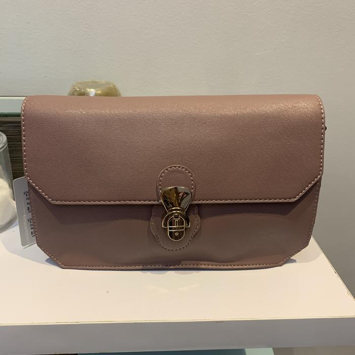 Tas Selempang Enji by Palomino Pink Coklat Original