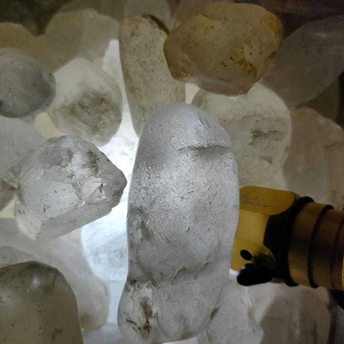 1 KG Kecubung Air - Es / Kinyang ( Rough Bahan Akik - bukan bacan )