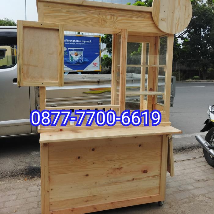 gerobak bakso mie/ gerobak mie ayam / gerobak dimsum / gerobak jati
