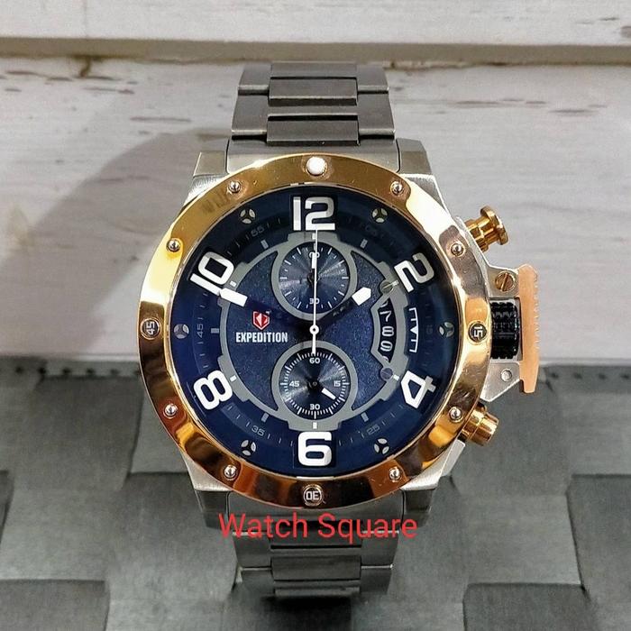Expedition Original E6750 Grey Rosegold Jam Pria Original