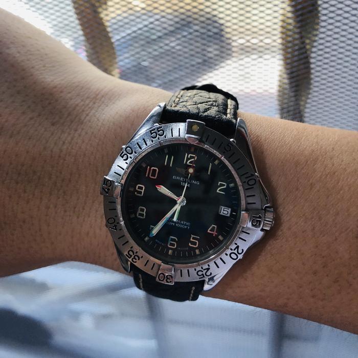 Breitling colt not rolex omega seiko