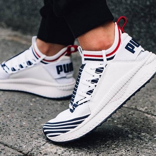 Puma Tsugi Jun Sport Stripes Navy Blue