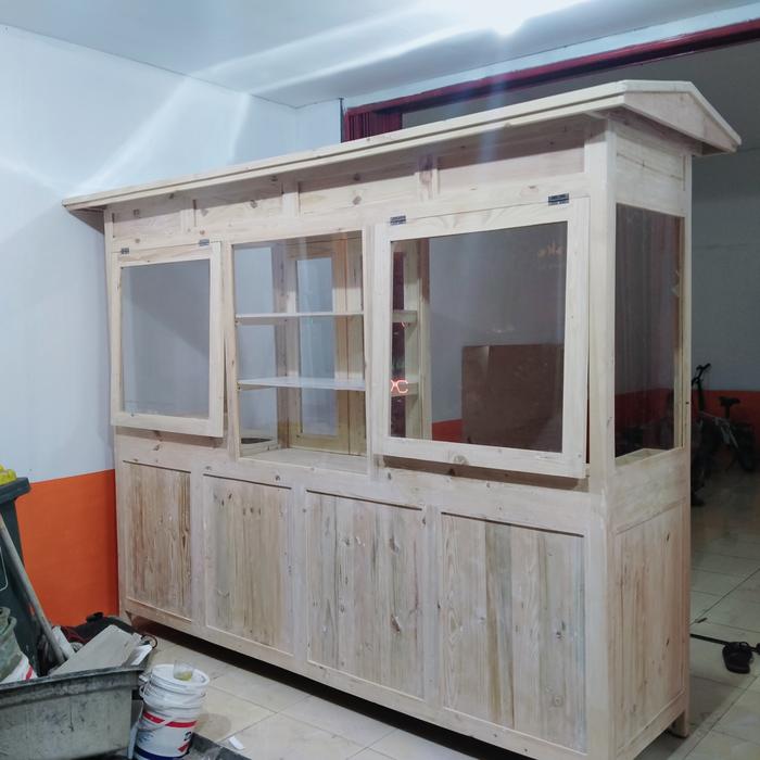 grobak mie ayam +bakso nya sis ukran 230"60"170 matreal kayu jati blnd