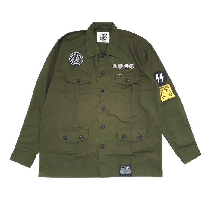 GALFINC FIELD JACKET HENDRIX SERIES Army Canvas