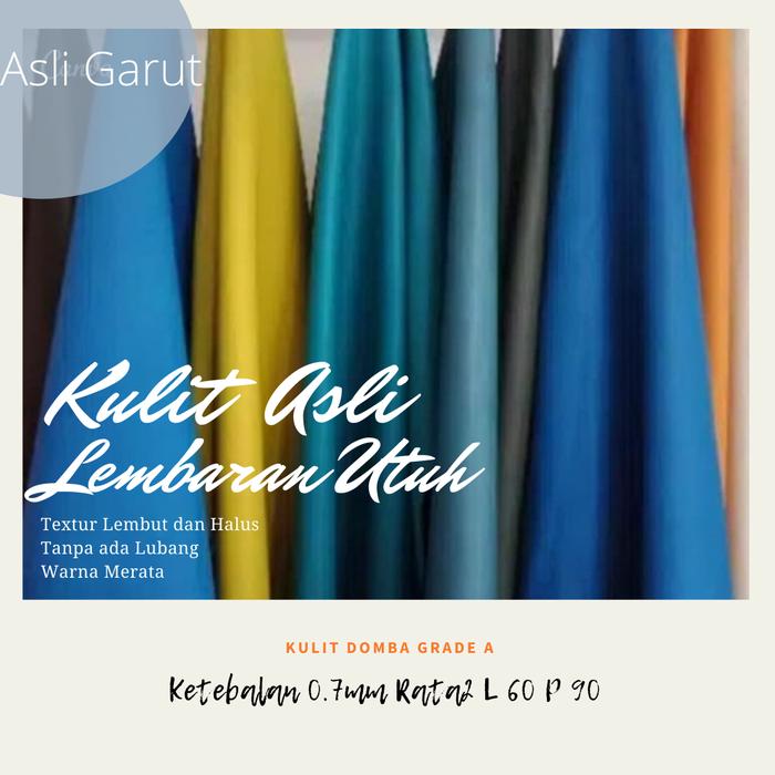 KULIT DOMBA LEMBARAN BAHAN JAKET KULIT