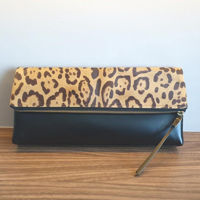 Coach Clutch Bag Original Leopard Print Preloved