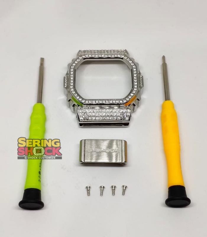 Besel Gshock METAL STAINLESS DIAMOND DW5600 Casio G-shock