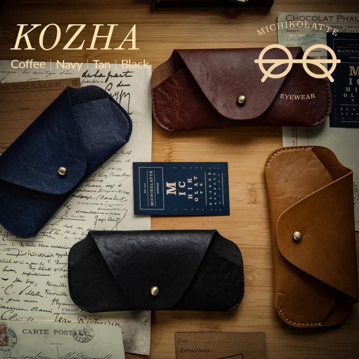 Case Kacamata MICHIKOLATTE Faux Leather Kozha