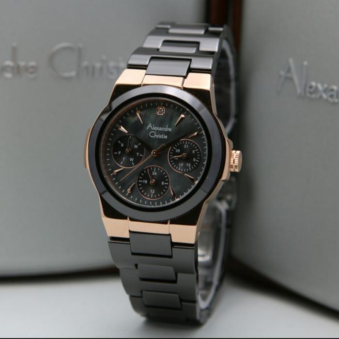 Alexandre Christie AC 2862 / AC 2862BF RoseGold Black Original&Garansi
