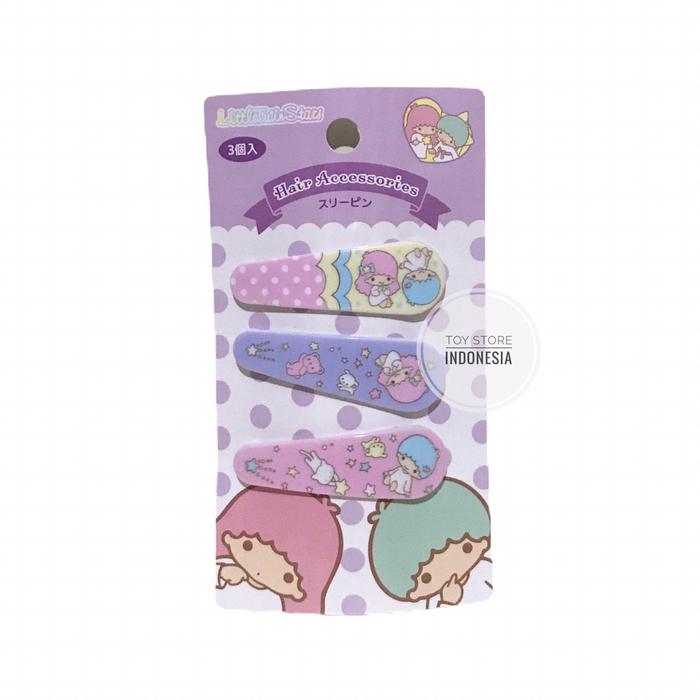 ORIGINAL SANRIO HAIR CLIP TWINKLE LITTLE STAR KIKI LALA JEPIT RAMBUT