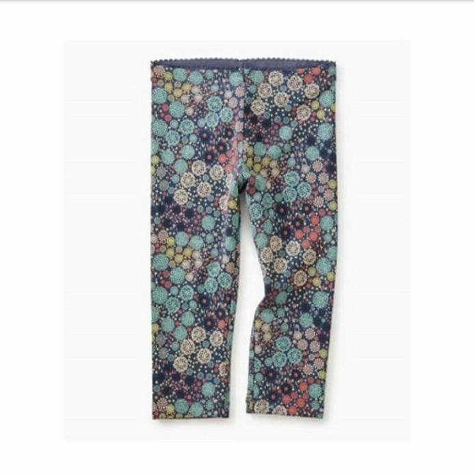 Tea legging anak motif bunga
