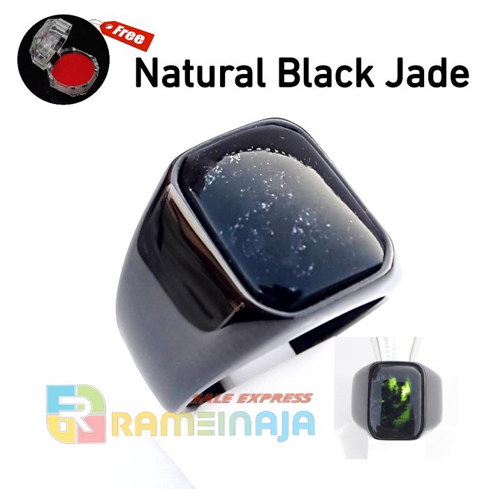 Cincin Pria Black Jade Original Aceh