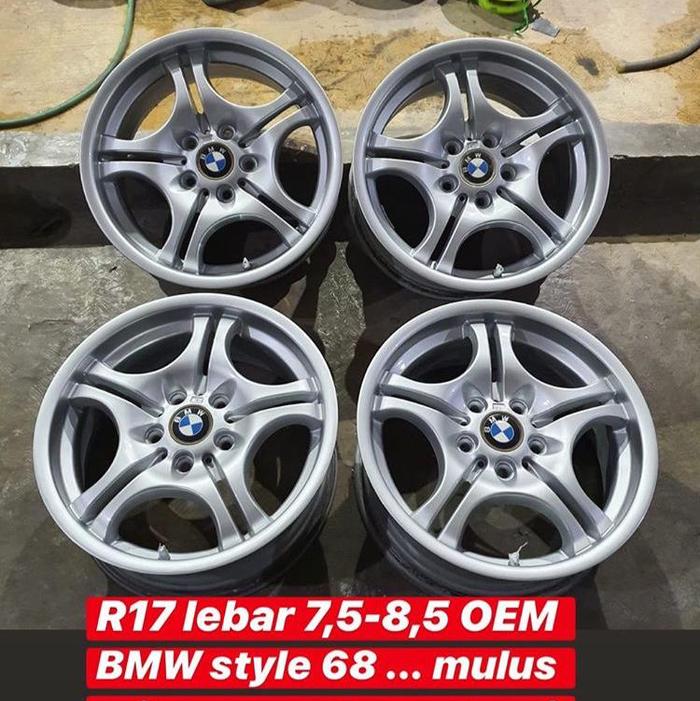 Velg BMW Original Style 68 spec R17 lebar 7,5-8,5 .. Mulus !!