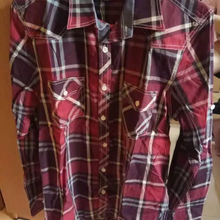 Original Bossini kemeja lengan panjang