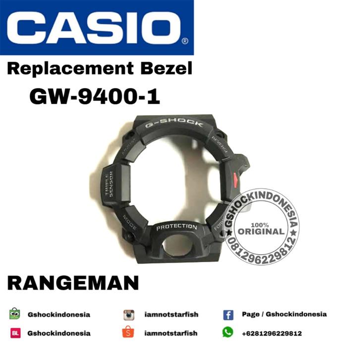 Replacement Bezel Rangeman gshock GW-9400-1 GW9400
