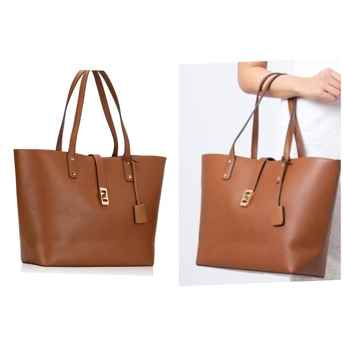 MK KARSON TOTE LUGGAGE LEATHER