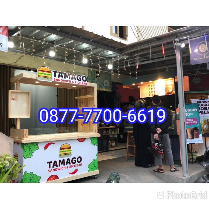 booth minuman / booth minuman makanan / booth minuman kayu / gerobak